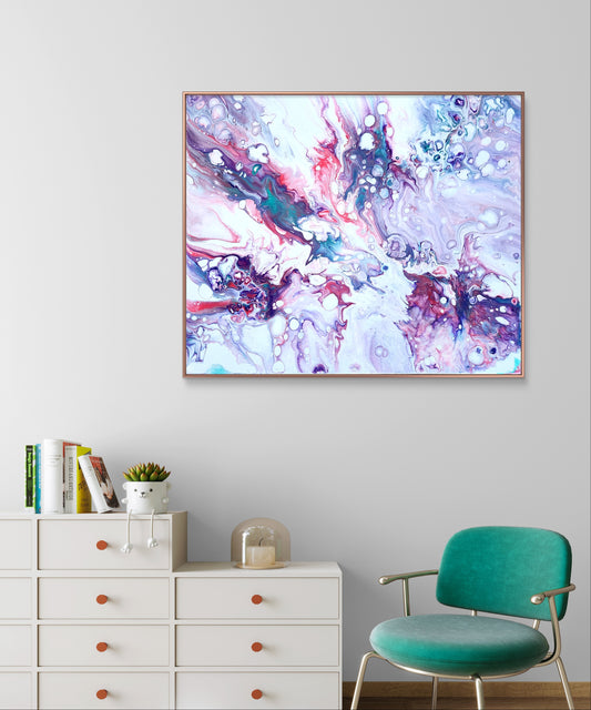 #13 - Swirling Purples Print