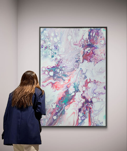 #13 - Swirling Purples Print